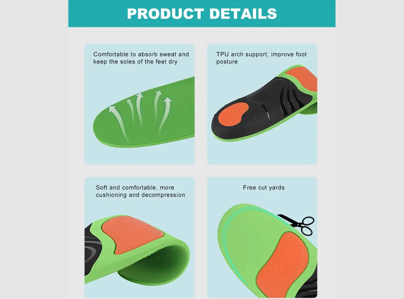 FitVille Breathable Orthopedic Insoles - Image 11