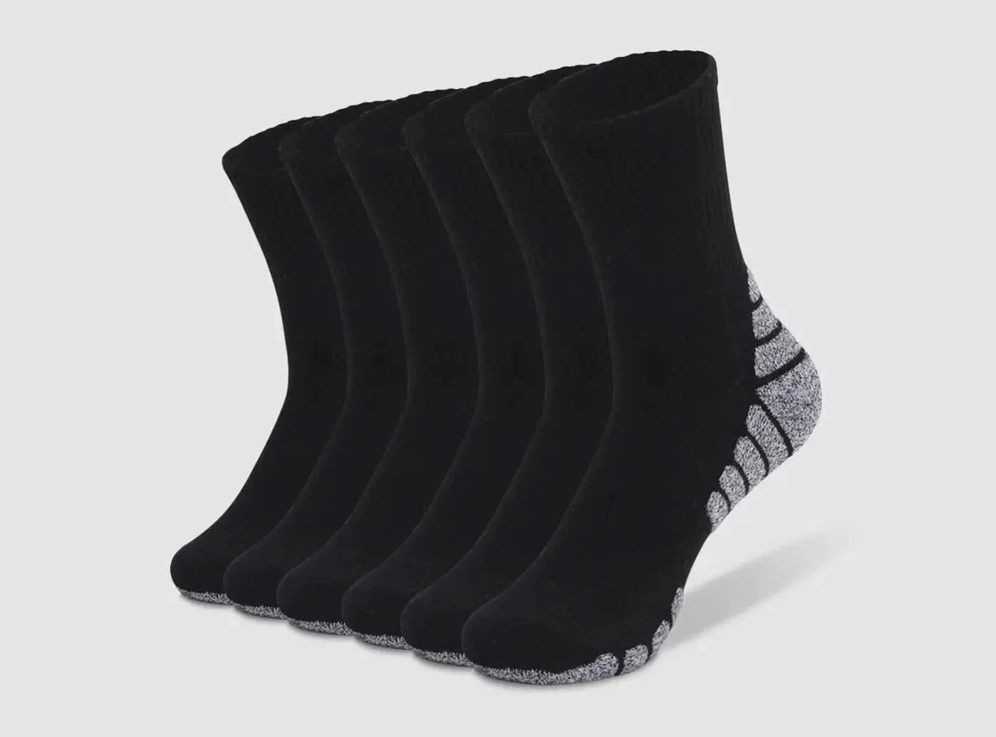 FitVille Men's Mid-Calf Athletic Socks 3-Pair Bundle - Image 18