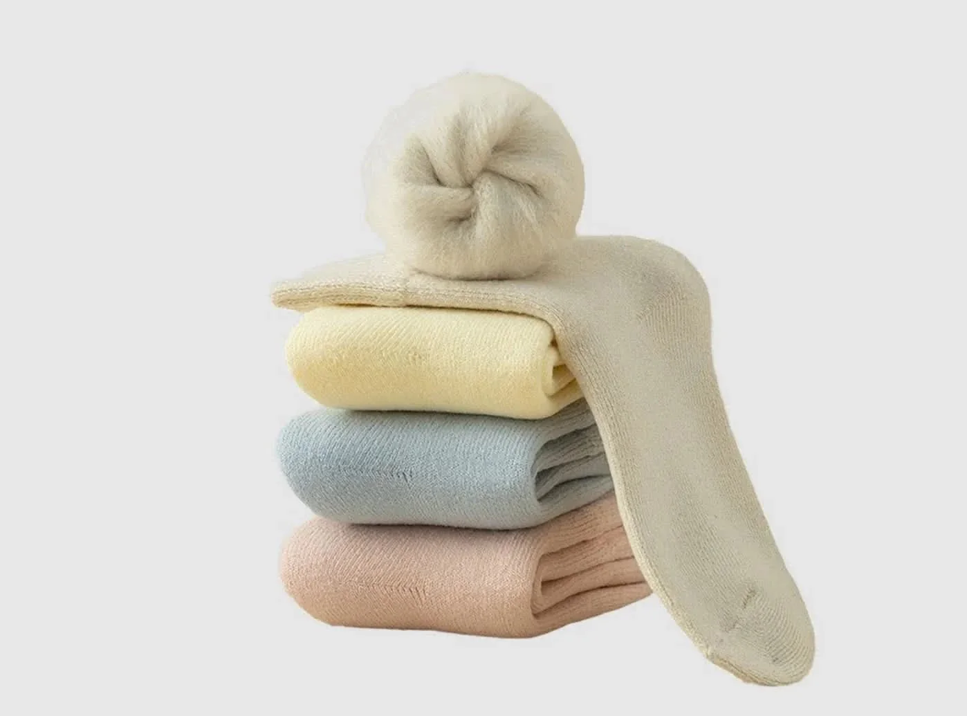 FitVille Women's Cozy Winter Fleece-Lined Crew Socks 3-Pair Bundle - Image 8